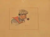 Gerard Curtis Delano, Man Smoking Pipe
