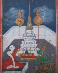 Anonymous, Deities, Ink and color on paper