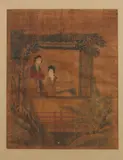 Court Ladies by Chinese School, Ink and color on silk, offered Nov 2016
