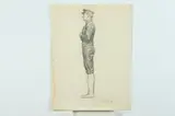 Allyn Cox, Study for Union Soldier, Charcoal on paper