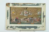Allyn Cox, Multi-Figural Study for Large Important Mural Painting, Pastel and oil, on board
