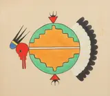 Julian Martinez, Bird, Gouache