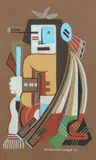 Ceremonial Figure by Michael Lomawywesa Kabotie, Gouache on brown paper, sold Nov 2016