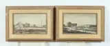 Coastal Town: Two Works by American School, COASTAL TOWN: TWO WORKS, pencil and watercolor, offered Nov 2016