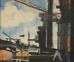 David W. Lehman, Dockyard, DOCKYARD, watercolor