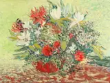 Warik Wheatley, Fleurs, Oil on canvas