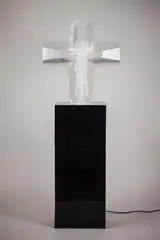 Frederick Hart, Cross of the Millenium, Clear acrylic resin