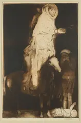 Mauricio Lasansky, Untitled, ESPANA, signed, titled, dated 1956 and numbered 13/50 in pencil lower margin