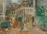 Charles Cobelle, Montparnasse Street Scene