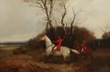 James Giles, Breaking Cover, BREAKING COVER, oil on canvas