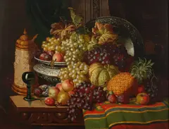 Charles Thomas Bale, Table Top Still Life, Oil on canvas