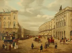 E.J. Pegram, Regent Street, Oil on canvas