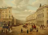 E.J. Pegram, Regent Street, Oil on canvas