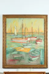 Waring, Long Island Sound, Oil on canvas