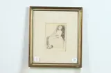 Marie Laurencin, Seated Woman, Etching