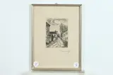 Maurice de Vlaminck, Street Scene, Etching