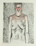 Alfred Leslie, Nude Woman Blushing