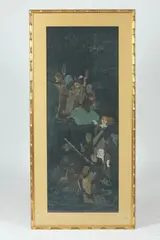 Immortals by Anonymous, Ink and color on silk or paper, sold Feb 2017