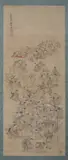 Yosa Buson, Women and Their Tasks, Ink and color on silk, signed "the sixty-seven years old Sha'in", sealed and