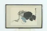 Qi Baishi, Fruits, Ink and color on paper, siged, sealed and