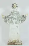 Untitled by American School, STANDING FIGURE OF WOMAN WITH OUTSTRETCHED ARMS, plaster and mixed media in "as is" condition - Height: 72 in, sold Feb 2017