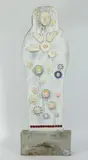 Untitled by American School, STANDING FIGURE OF WOMAN, plaster and mixed media in "as is" condition - Height: 71 in, sold Feb 2017