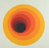 N. Koyin, VORTEX-1 and LANDSCAPE, each signed and numbered in pencil lower margin, Color lithograph, 1975