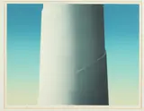 Bruce Stark Lowney, The Light of the Past Is the Light of the Future, Color lithograph, 1973