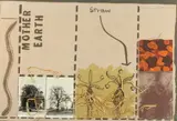 Joe Tilson, Mother Earth, Color screenprint with straw collage