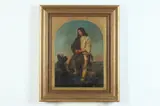 Aleksander Kotsis, A Mountaineer at His Mother'S Grave, Oil on board.