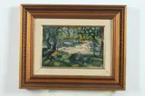 Fryderyk Pautsch, Impressionist Landscape, Oil on canvasboard laid down on backingboard
