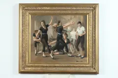 Robin Goodwin, Limbering Up, Oil on canvas