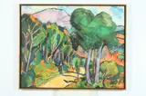 Lucien Durand, Paysage D' Tete, Oil on canvas