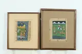 Anonymous, Hunting, Two ink and color manuscripts