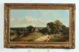 Edwin L. Meadows, Sussex Landscape, Oil on canvas