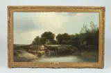 Edward Charles Williams, The Sheep Dip, Oil on canvas