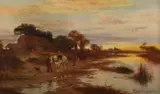 John Horace Hooper, Returning from the Fields, Oil on canvas