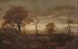 Charles Furneaux, Late October, Oil on board