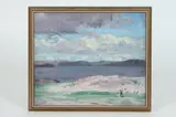 Francis Cadell, RIVERSCAPE, identified verso"F.C.B
