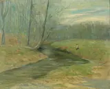 Edward Willis Redfield, Early Spring, Oil on canvas