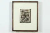 Abraham Walkowitz, DANCER and ABSTRACT: TWO WORKS, each signed