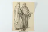 Allyn Cox, Study of Two Arabs, PROVENANCE: Study for "Vision of Mecca" oil on canvas