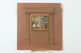 Allyn Cox, Study for Five Figures for the Commedia Del Arte, STUDY FOR FIVE FIGURES FOR THE COMMEDIA DEL ARTE, watercolor and oil on paper