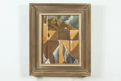 Sidney Rafilson, View of Toledo, Oil on board