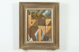 Sidney Rafilson, View of Toledo, Oil on board