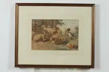 Henry Harris Lines, The Shepherd, Watercolor