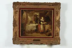 John Frederick Pasmore, The Welcome Visitor, Oil on canvas