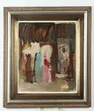 Oscar Barrovecchio, Rougette, Oil on board