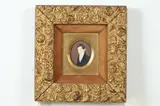 Portrait of Young Gentleman Depicting a Fosbergh Or Whitney of New York by American School, Oil on ivorine laid on board, sold Apr 2017