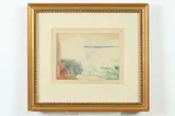George Frederick Morse, Heavy Surf, Watercolor
